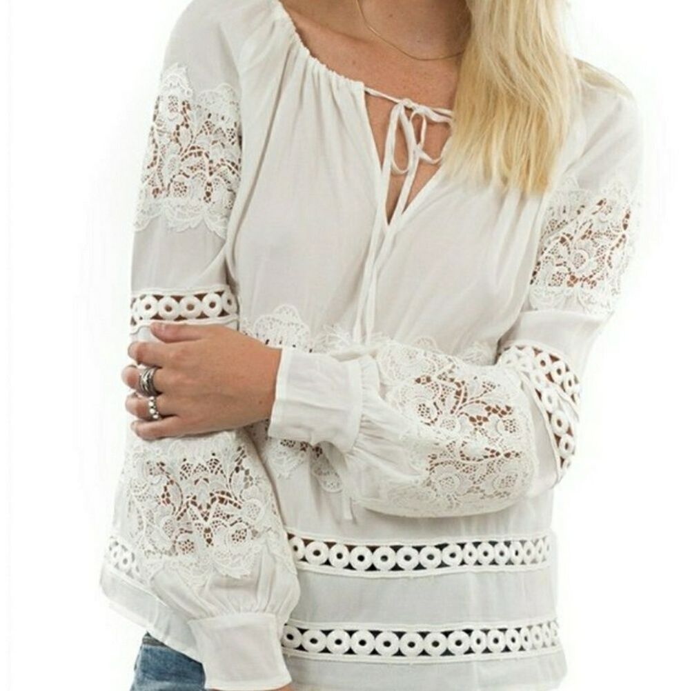 🍒NWT🍒 FOR LOVE & LEMONS IVORY BLOUSE